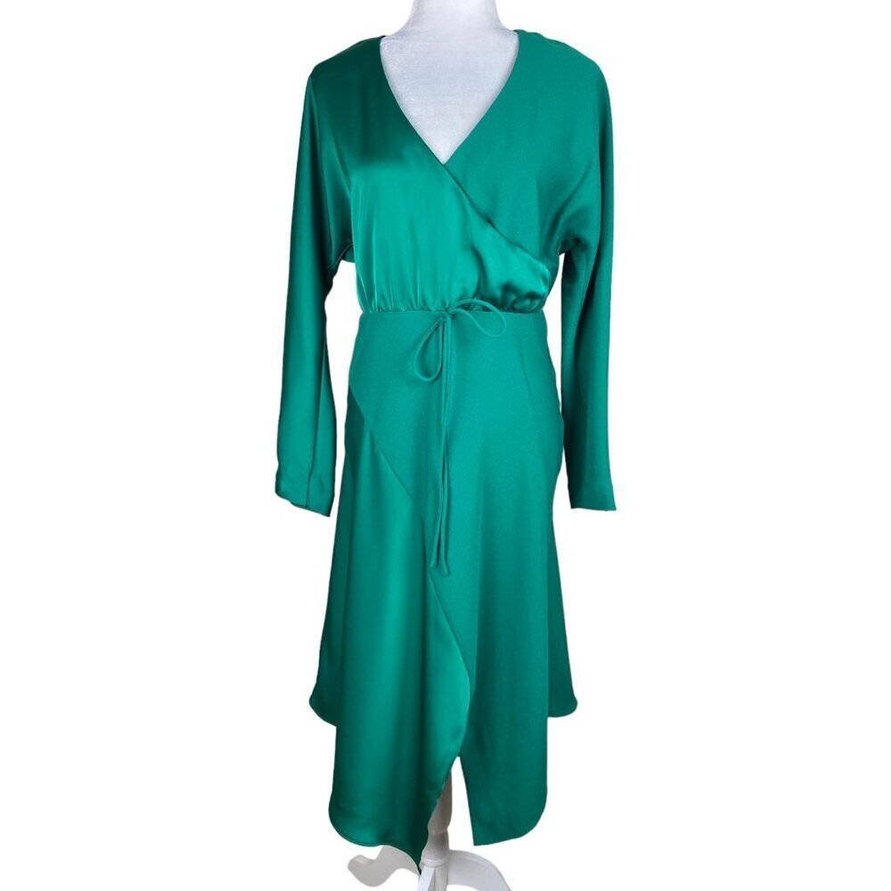 NEW Cushnie X Target Emerald Green Wrap Dress Women's Sz 6 NWT $55